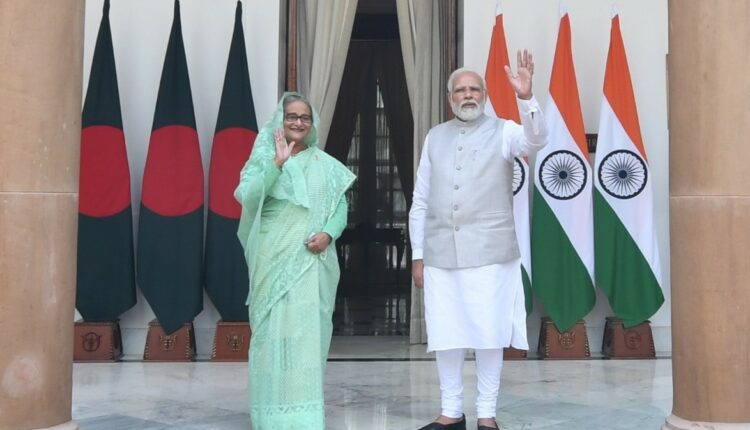 India and Bangladesh signed seven MoUs in the presence of Prime Minister Narendra Modi and his Bangladeshi counterpart Sheikh Hasina, in Delhi.