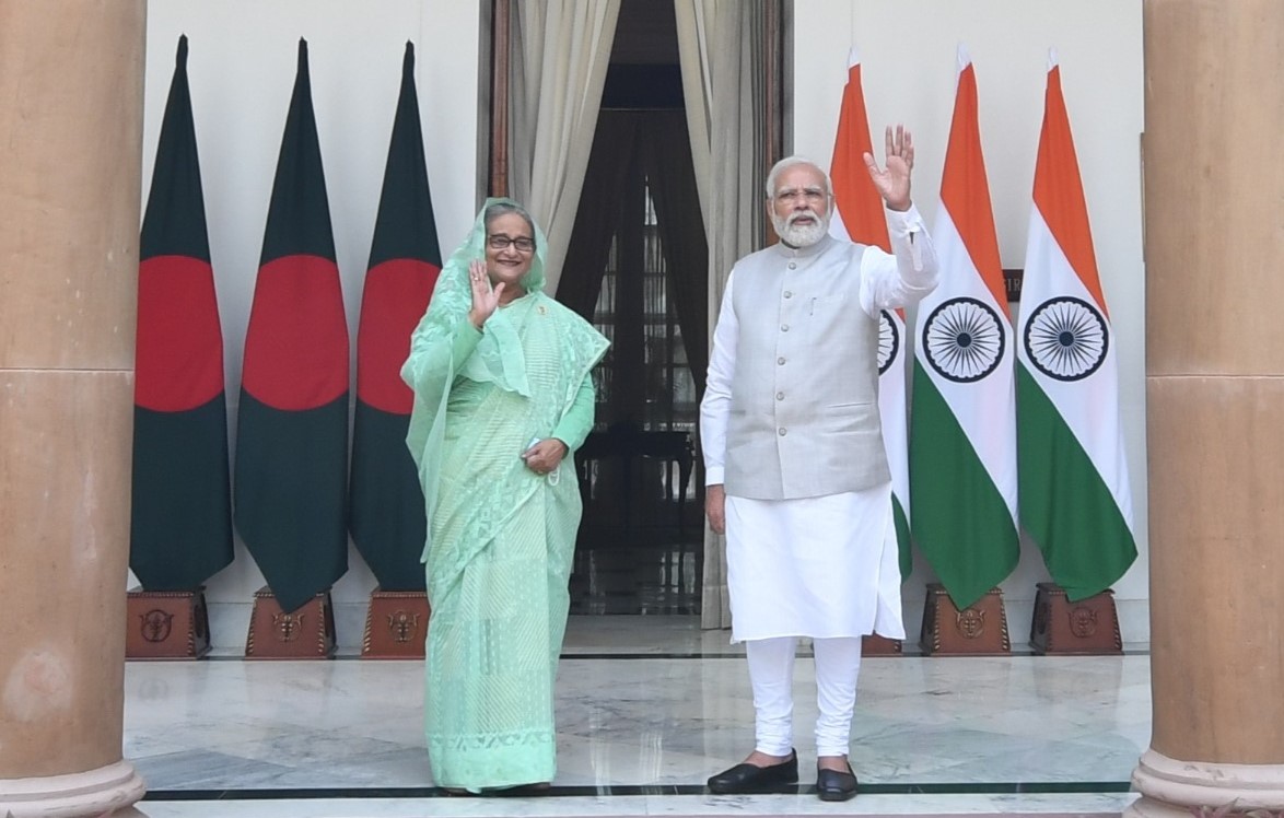 India and Bangladesh signed seven MoUs in the presence of Prime Minister Narendra Modi and his Bangladeshi counterpart Sheikh Hasina, in Delhi.
