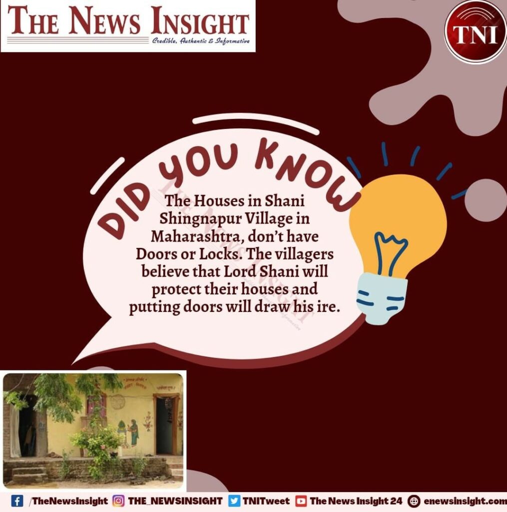 Did You Know - Shani Shingnapur Village in Maharashtra?