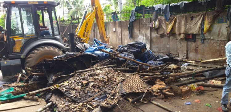 Kishore Bhaina Hotel Demolished
