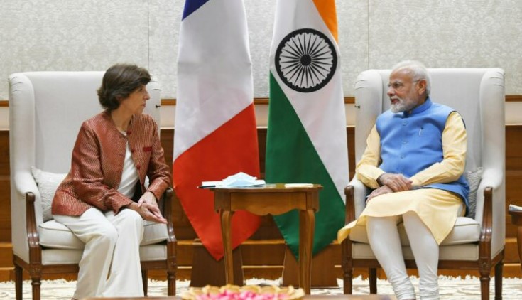 French Foreign Minister Catherine Colonna called on PM Modi