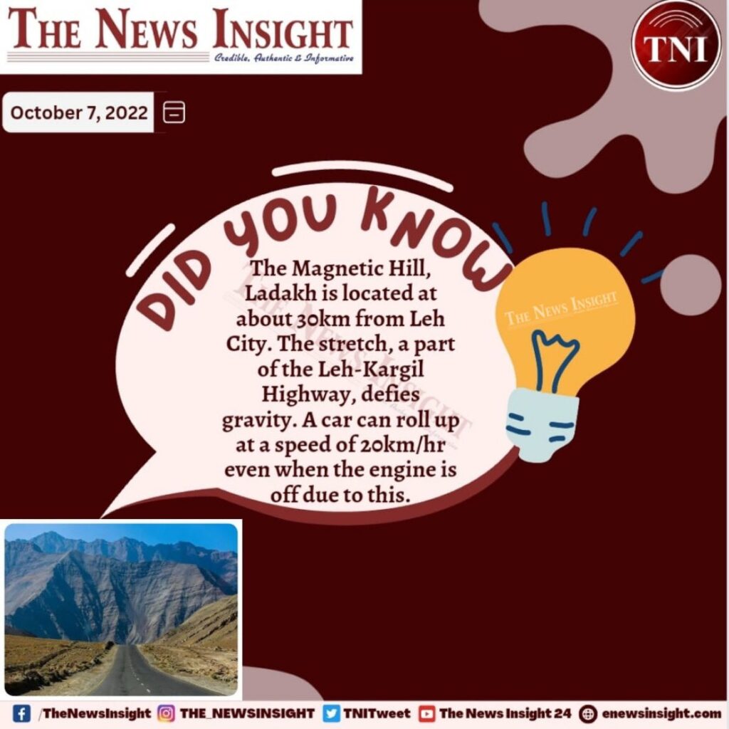 Did You Know – The Magnetic Hill of Ladakh?