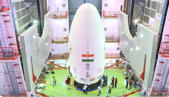 ISRO begins countdown for historic rocket launch of 36 ‘OneWeb’ satellites; the LVM3 M2 rocket is scheduled to blast off from Sriharikota in Andhra Pradesh at 12.07 am on Sunday.