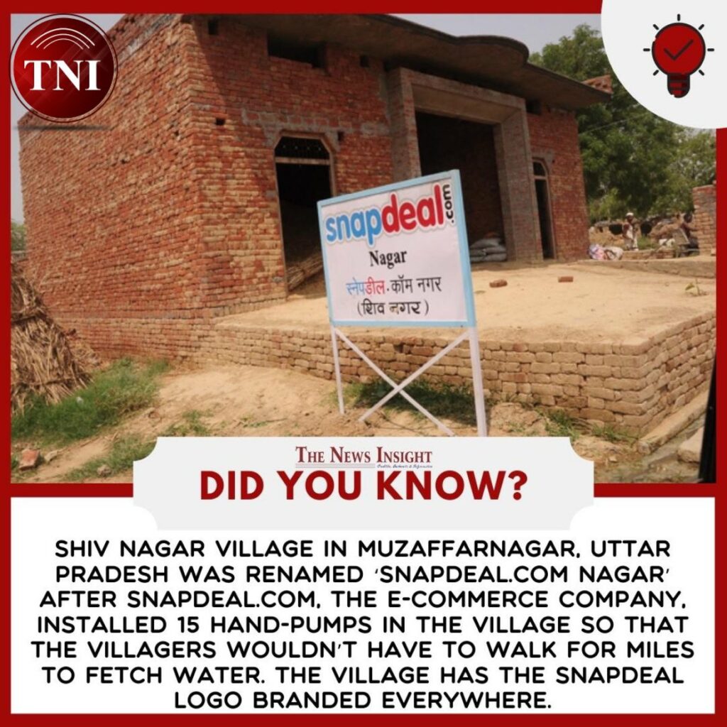 Did You Know – Snap Deal Village in Uttar Pradesh?