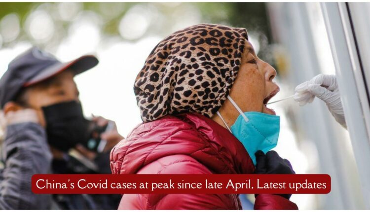 China recorded its largest Covid infections since late April, just one day after it introduced a slew of new measures.