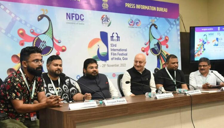 Anupam Kher announces Hindi remake of Odia film 'Pratikshya', which highlights the dynamics of a father-son relationship at 53rd International Film Festival of India 2022.