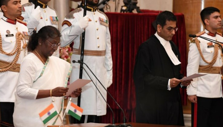 Justice D.Y. Chandrachud sworn in as the Chief Justice of the Supreme Court of India