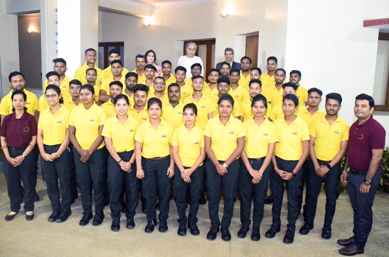 World Skill Centre Students meet Naveen before leaving for ITE Singapore