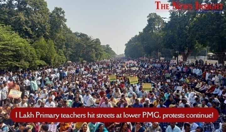 Members of various organizations gathered in the Lower PMG district of the Capital City to demand that their "long-standing" requests be met