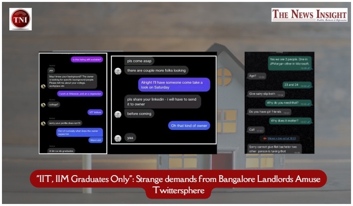 In a recent social media post that has gone viral, landlords are shown requiring IIT or IIM degrees in order to rent their properties. It's shocking, isn't it?
