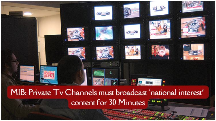 The new government regulations mandate that most television networks run 30 minutes of "public service" programming on topics with broad public interest and social relevance