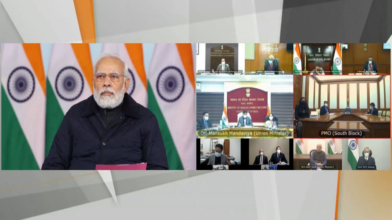 PM Modi chairs high level meeting to review status and preparedness of public health response to Covid-19