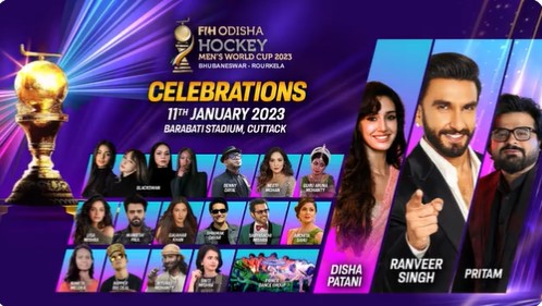 Bollywood stars Ranveer Singh, Disha Patani to perform at HWC opening ceremony of the FIH Hockey Men’s World Cup 2023.