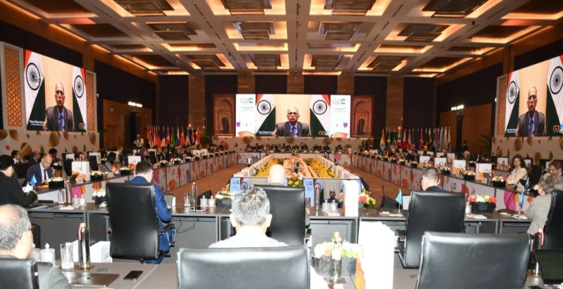 The first meeting of the Development Working Group of G20 is being held in Mumbai.