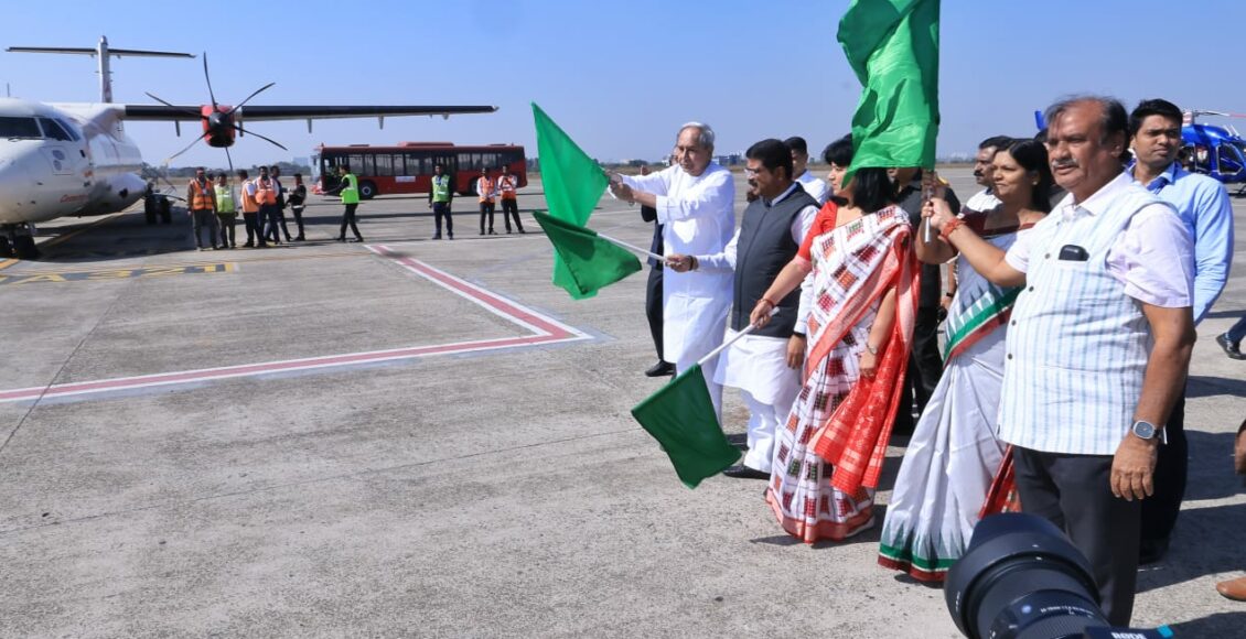 First Flight From Bhubaneswar To Rourkela flagged off