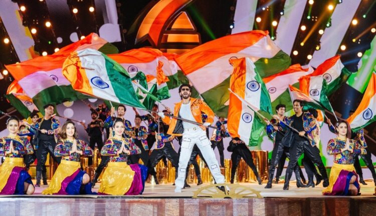 Bollywood Actor Ranveer Singh made a grand entry at the FIH Men's Hockey World Cup 2023 opening ceremony at Barabati Stadium in Cuttack.