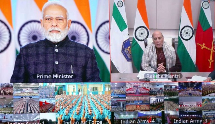 PM Modi addressed the first batch of Agniveers of the three Services