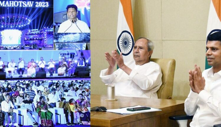Odisha Chief Minister Naveen Patnaik inaugurated the Jajpur Zilla Mahotsav 2023 through video conferencing.