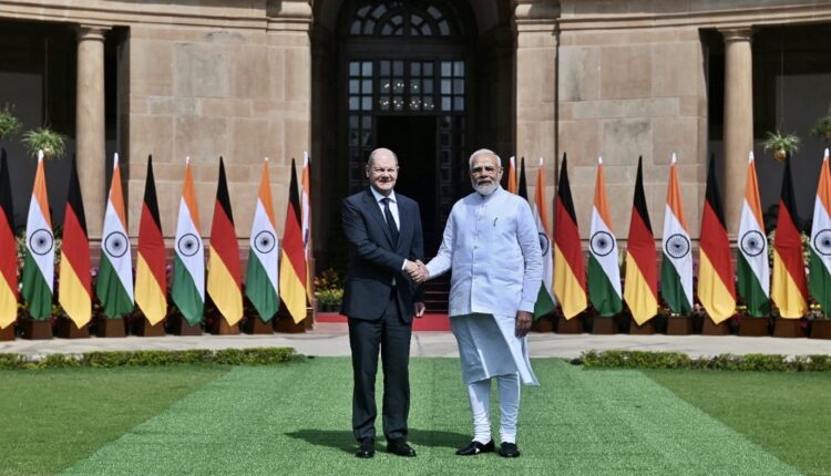 PM Modi, German Chancellor Olaf Scholz hold wide-ranging talks; focus of the talks is on strengthening bilateral cooperation.