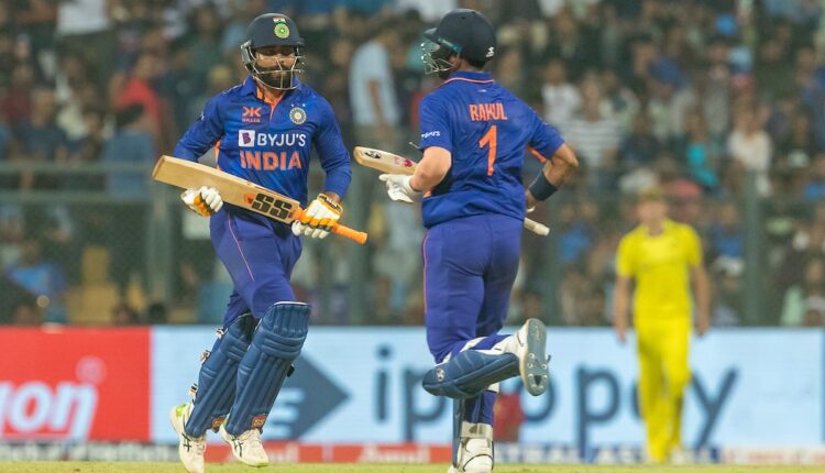 INDvsAUS: India beat Australia by 5 wickets in the first ODI match at Wankhede Stadium in Mumbai.