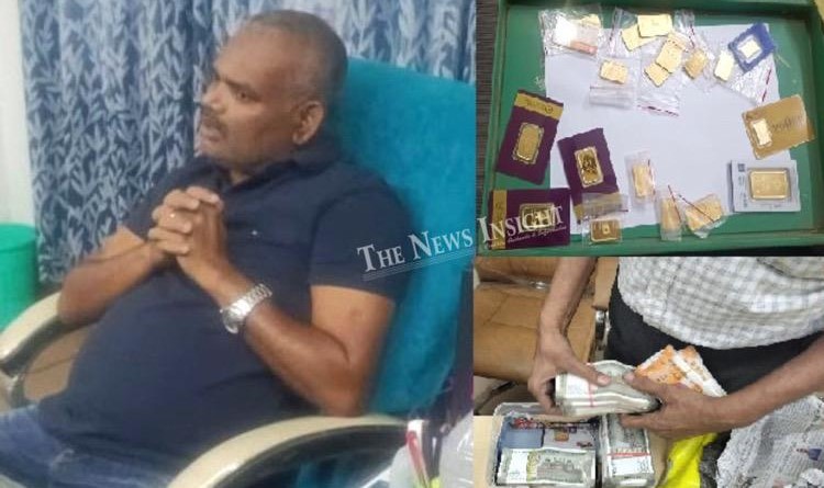 Massive Haul of Cash & Gold seized from GST Official in Odisha