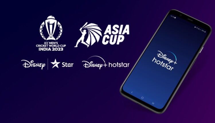 Asia Cup 2023, ICC Men's Cricket World Cup will available for free-to-view to all mobile phone users accessing Disney+ Hotstar.