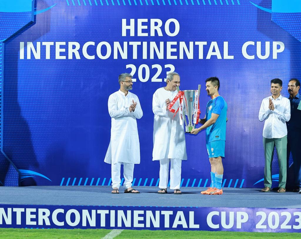 India win Hero Intercontinental Cup Football; Naveen announces Rs 1 Cr