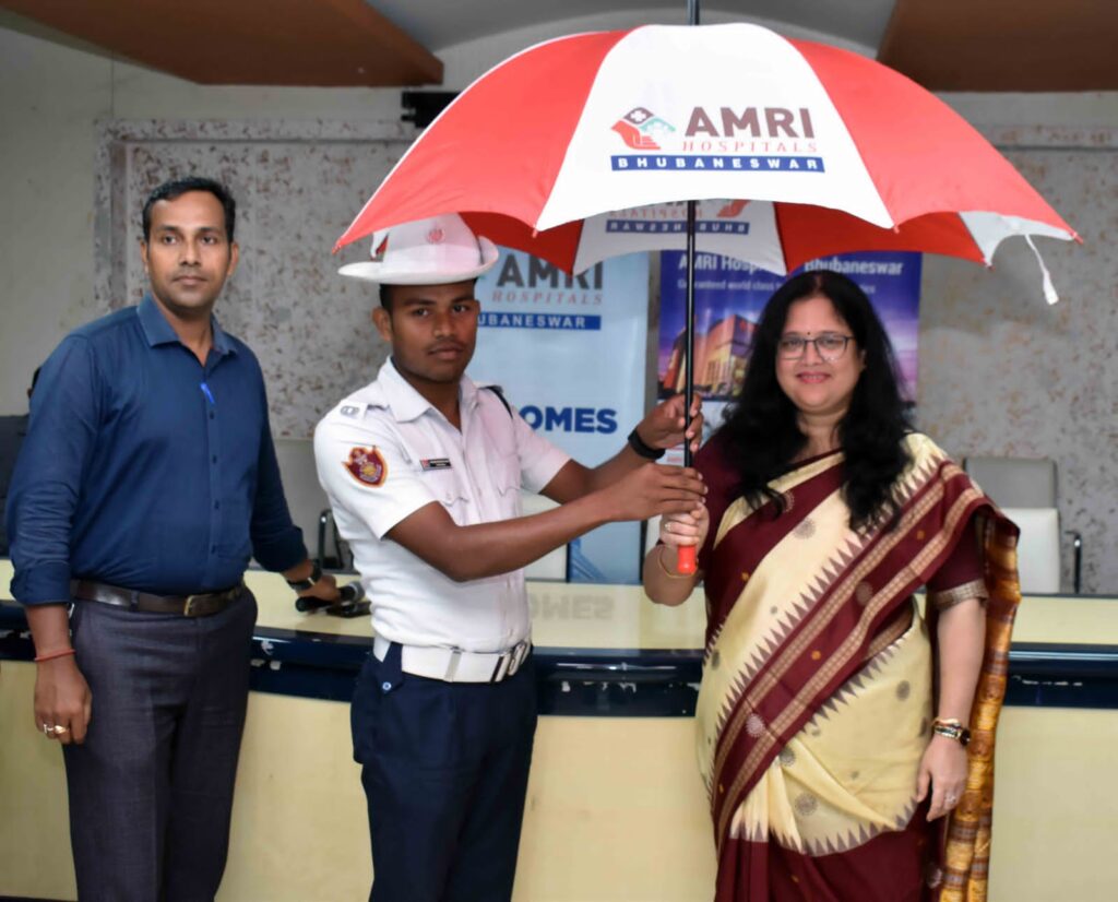 AMRI and Commisionrate Traffic join hands for Healthy Odisha