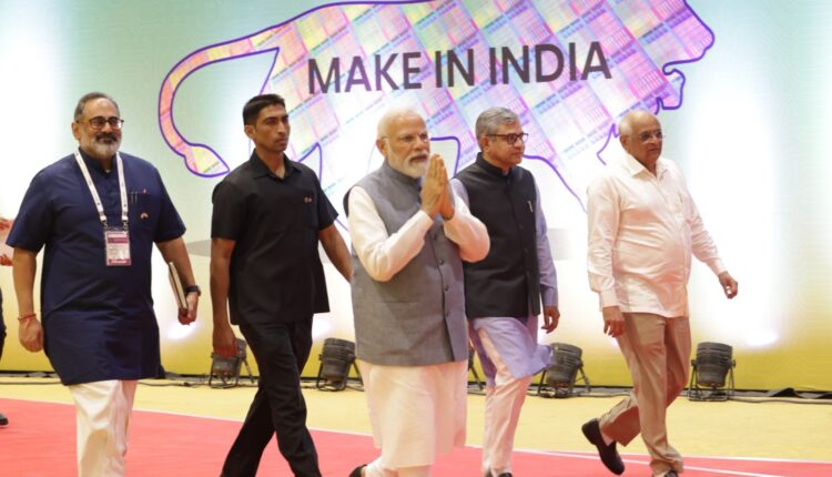 PM Modi inaugurated Semicon India 2023 in Gandhinagar, Gujarat. Semiconductor courses will be available in 300 colleges in India.