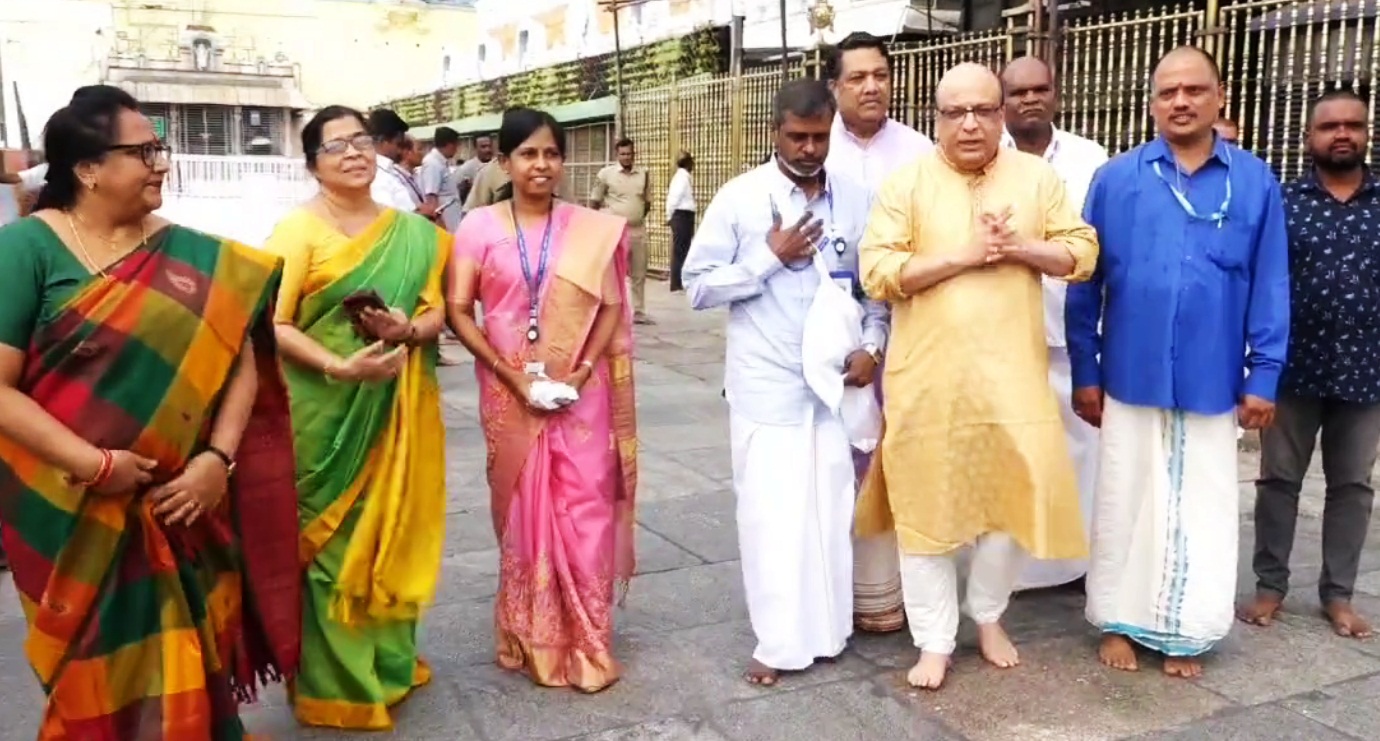 Ahead of Chandrayaan-3 launch, ISRO Scientists offer prayers at Tirupati Temple