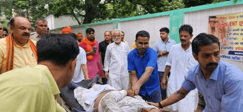 BJP leader killed in Police Lathi-Charge in Patna