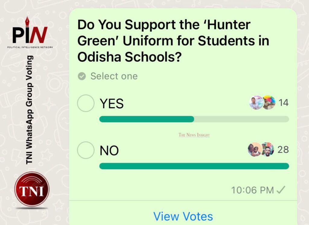 ‘Hunter Green’ Uniform for Students in Odisha Schools