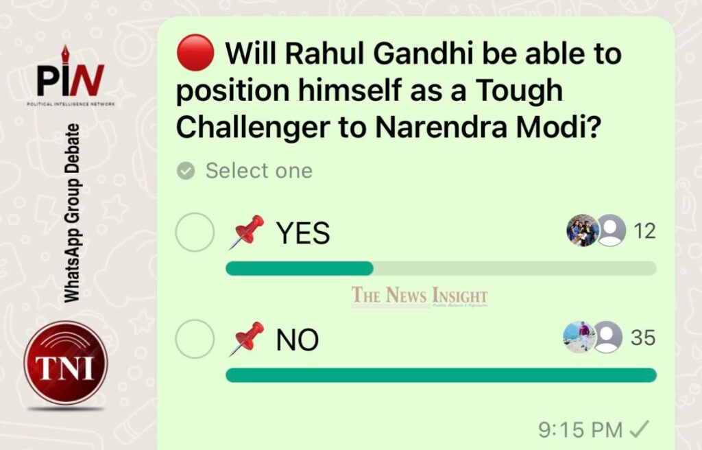 TNI WhatsApp Group Voting: Is Rahul a Tough Challenger to Modi?