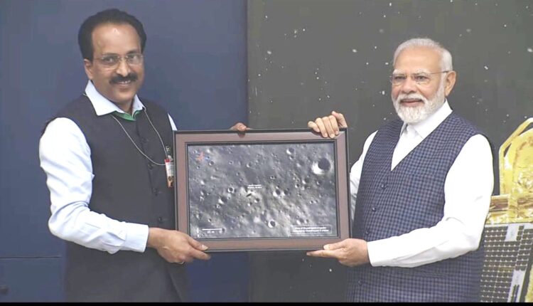 Prime Minister Narendra Modi on Saturday met the ISRO Chief and scientists who worked on the Chandrayaan-3 Moon mission.