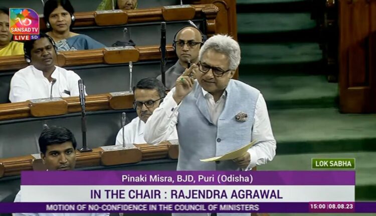 Pinaki tears into Congress; backs Modi Govt