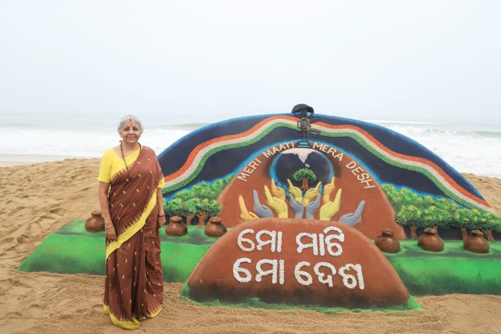 FM Nirmala Sitharaman launches 'Meri Maati Mera Desh' Campaign in Odisha