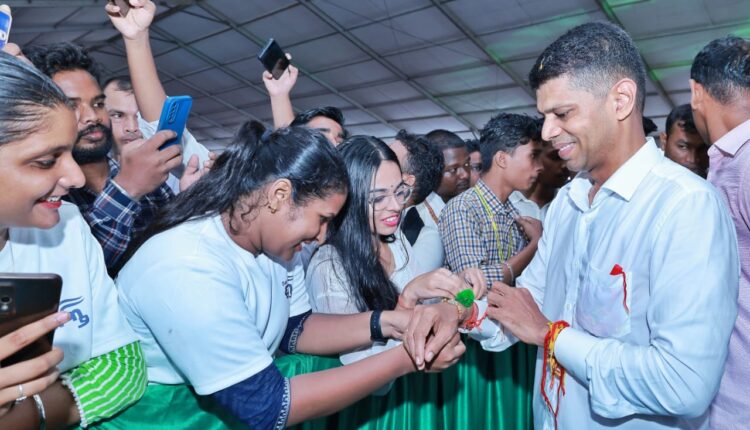 Secretary to CM (5T) V.K. Pandian interacted with the Colleges students of Khordha District today. The interaction of 5T secy with students was held at Janata Maidan in Bhubaneswar today.