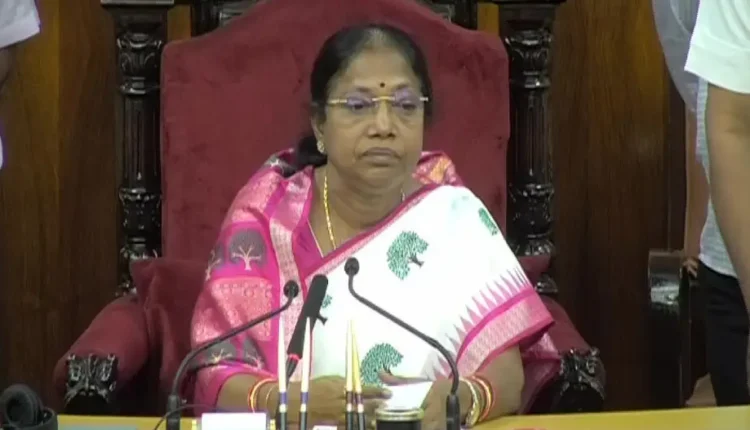 Odisha Assembly monsoon session begins, Pramila Mallik elected unopposed as first woman Speaker of the State Legislative Assembly.