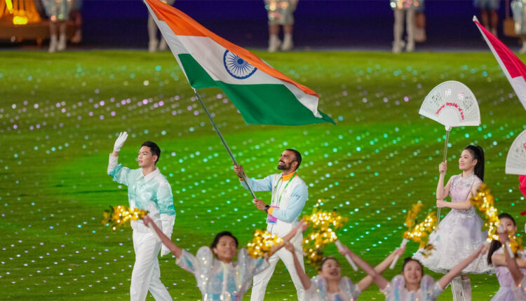 Harmanpreet Singh & Lovlina were at the Opening Ceremony while Hockey player P. R. Sreejesh was closing in Hangzhou  Asian Games 2023.
