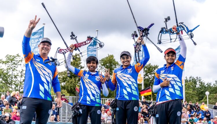 Asian Games 2023: India's Jyothi Vennam, Aditi Swami, Parneet Kaur clinch Gold medal in women's compound archery team.