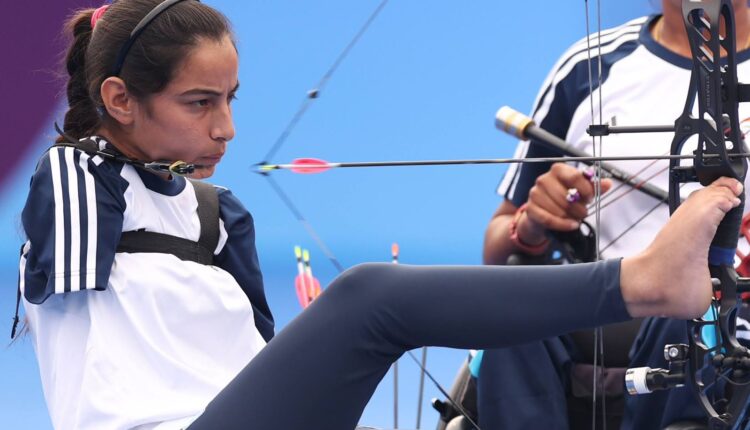 16-year-old armless archer Sheetal Devi wins two Gold medals and a Silver for India at the Asian Para Games 2023. She is worlds first armless female archer. 