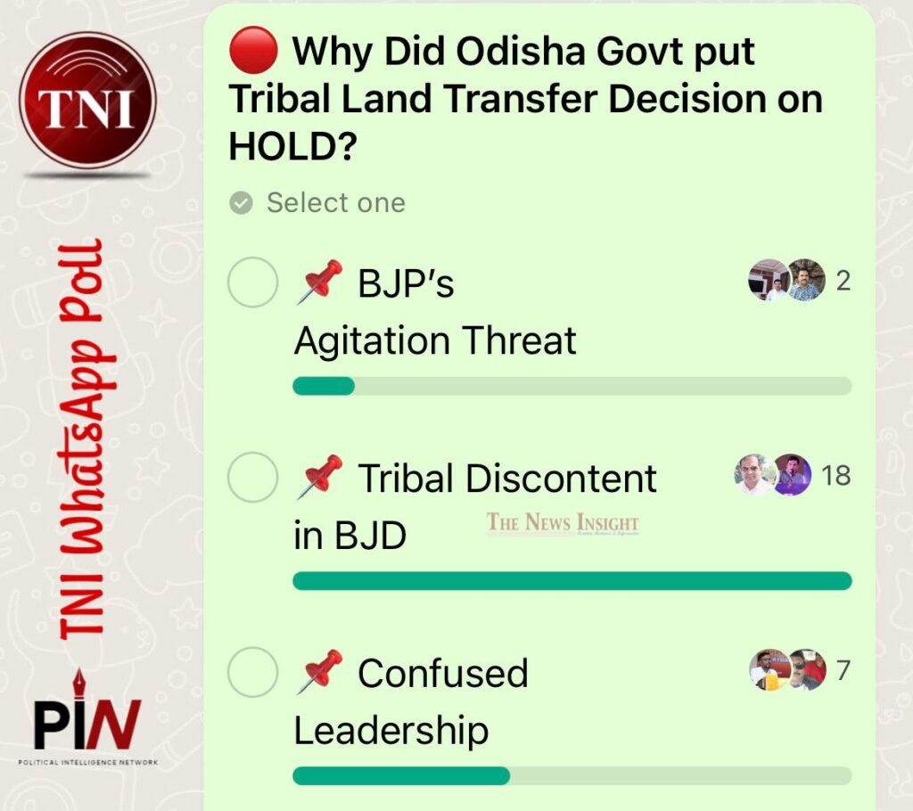 TNI WhatsApp Poll: Debate on transfer of Tribal Land in Odisha
