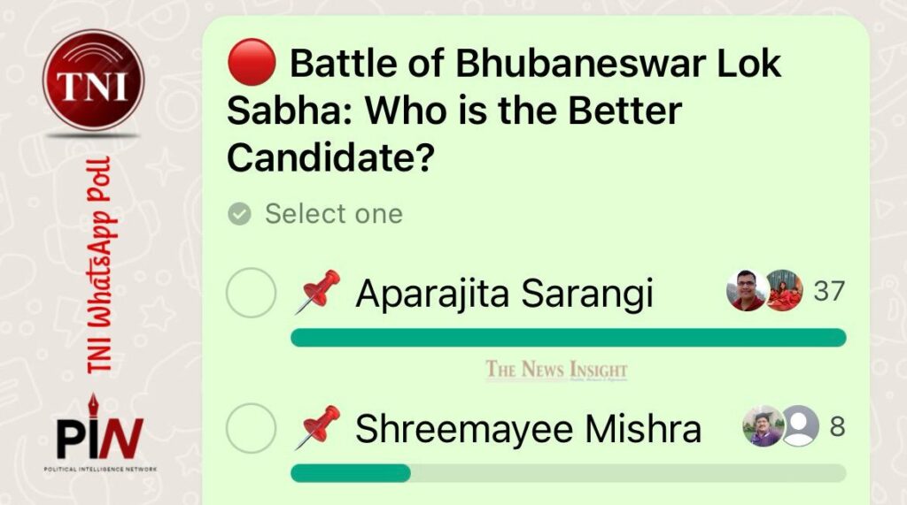 TNI WhatsApp Poll: Debate on better Lok Sabha Candidate for Bhubaneswar 