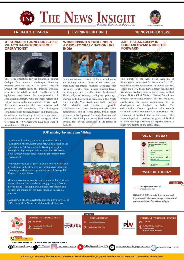 TNI Daily Epaper – November 16, 2023 