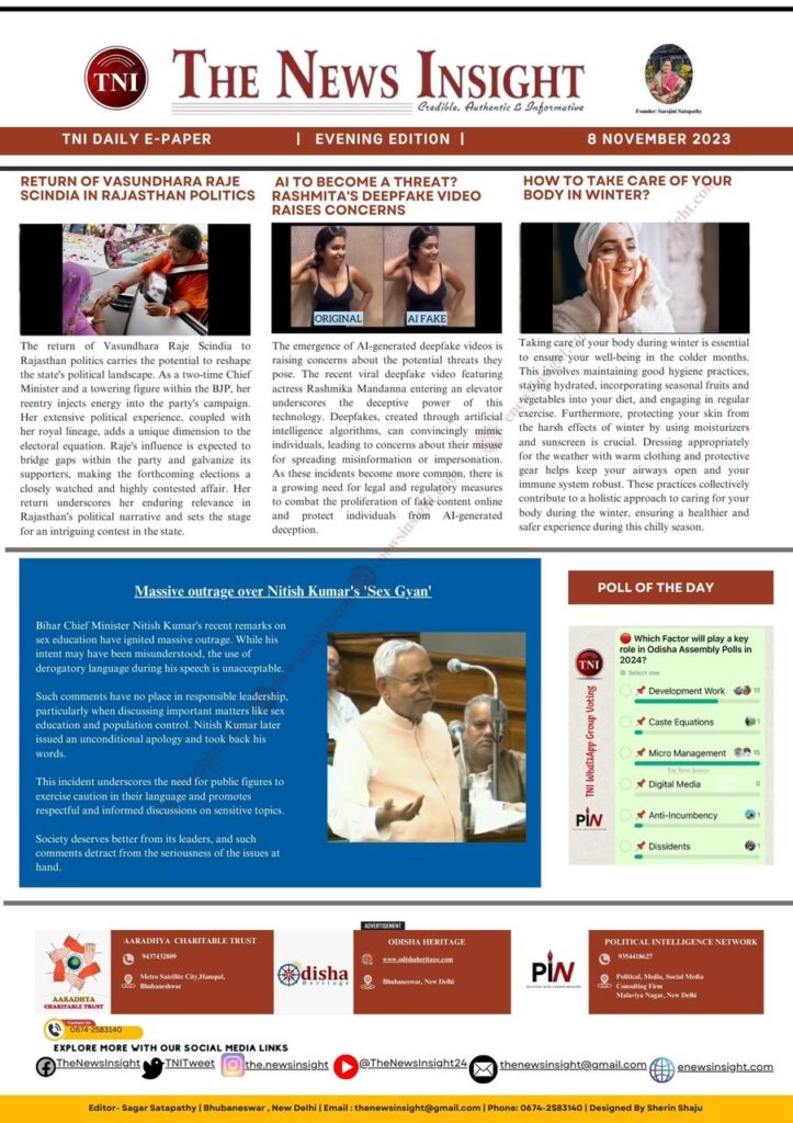 TNI Daily E-paper – November 08, 2023