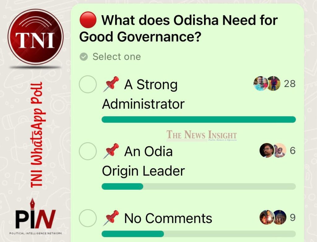 TNI WhatsApp Poll: What does Odisha Need for Good Governance?