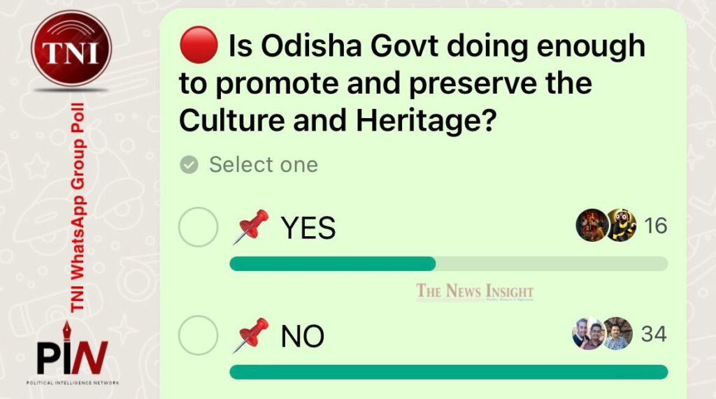 TNI WhatsApp Poll: Govt’s Initiative to promote Odia Culture & Heritage