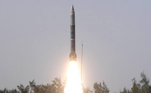 DRDO test firing of tactical surface-to-surface short-range ballistic missile 'Pralay' from the Abdul Kalam Island on the coast of Balasore, Odisha with a strike range of 500 km.
