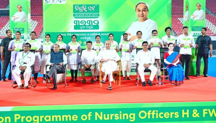 A total of 3,732 Nursing Officers joined the various medical colleges and hospitals of the State in an induction programme organised at the Kalinga Stadium in Bhubaneswar.