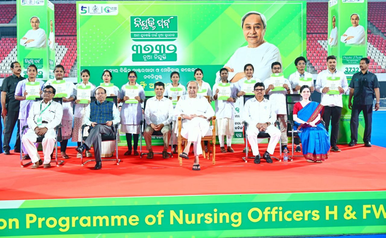 A total of 3,732 Nursing Officers joined the various medical colleges and hospitals of the State in an induction programme organised at the Kalinga Stadium in Bhubaneswar.